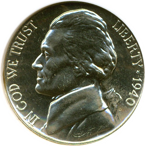 image for: 1940 5c  NGC Proof 66