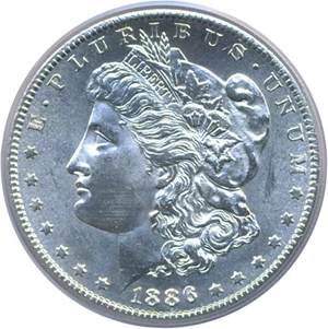 image for: 1886-S $1 PCGS MS64