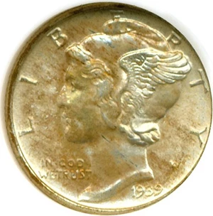 image for: 1939 10c NGC MS67
