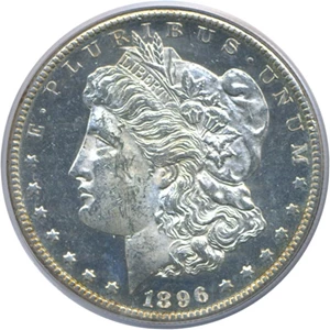 image for: 1896-S $1 PCGS MS62