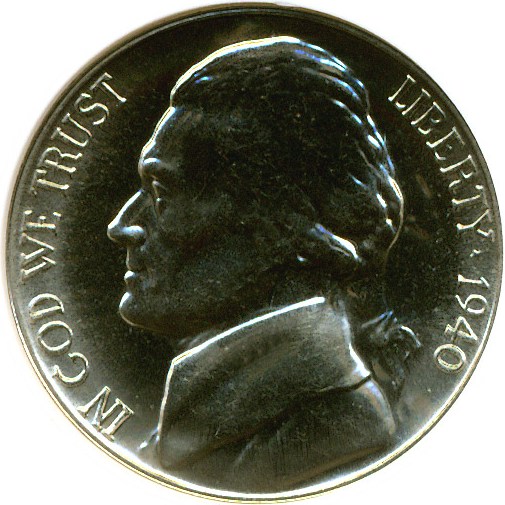 image for: 1940 5c  NGC Proof 67