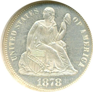 image for: 1878 10c NGC Proof 64 Cameo
