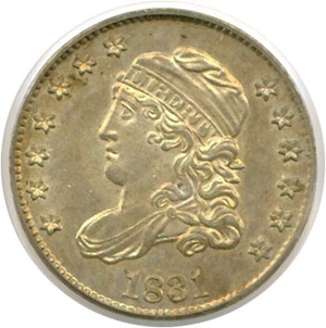 image for: 1831 H10c PCGS MS62