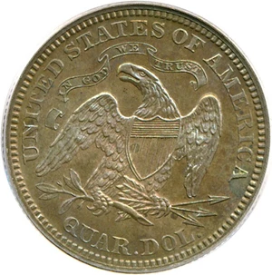 image for: 1867 25c PCGS Proof 64