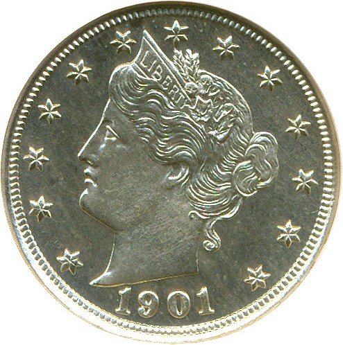 image for: 1901 5c  NGC Proof 66