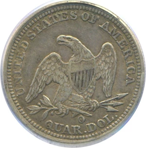 image for: 1844-O 25c PCGS XF45