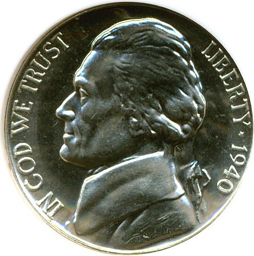 image for: 1940 5c  NGC Proof 66