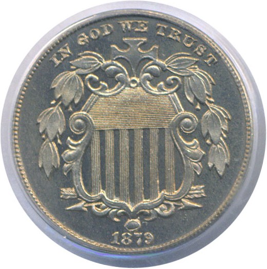 image for: 1879/8 5c  PCGS Proof 66 Cameo