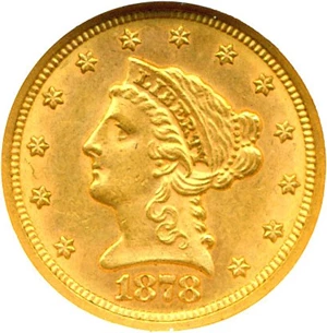 image for: 1878-S $2 1/2 NGC MS61