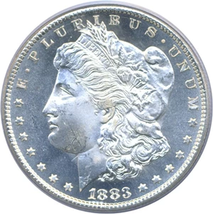 image for: 1883-CC $1 PCGS MS65 PL