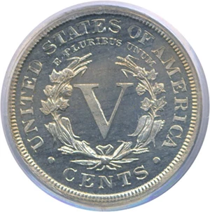 image for: 1891 5c PCGS Proof 65 Cameo