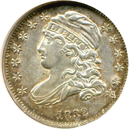 image for: 1832 10c  NGC AU58