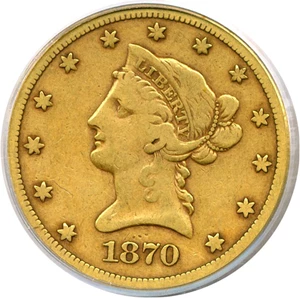 image for: 1870-S $10 PCGS VF20