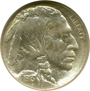 image for: 1913-S 5c Type 1 DGS MS60 (Lightly Cleaned, Environmental Damage)