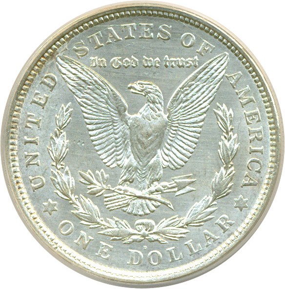 image for: 1921-D $1 VAM 3A  Wing Dot ANACS AU58 Details (Cleaned)