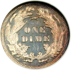 image for: 1873 10c NGC Proof 66 * Star *