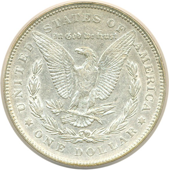 image for: 1878 7TF $1 VAM 185 ANACS XF45 Details (Cleaned)