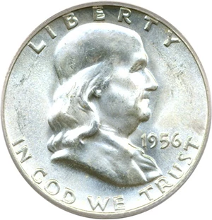 image for: 1956 50c PCGS MS65 FBL