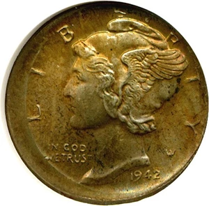 image for: 1942 10c ANACS MS63 (Broadstruck)