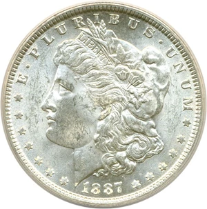 image for: Top 100 VAM: 1887 $1 VAM 12 DDO ANACS MS63