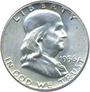 image for: 1956 50c PCGS MS64 FBL