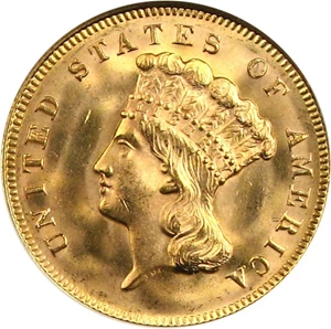image for: 1878 $3 NGC MS65