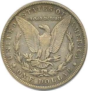 image for: Top 100 VAM: 1884 $1 VAM 3 Large Dot ANACS XF40