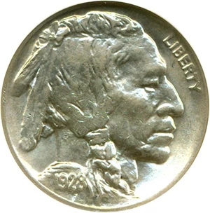 image for: 1928 5c DGS AU58 (Lightly Cleaned)