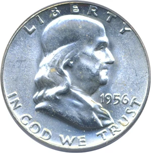 image for: 1956 50c PCGS MS64 FBL