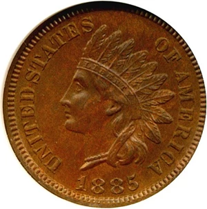 image for: 1885 1c NGC MS65 RB