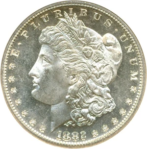 image for: 1882-S $1 NGC MS65 PL