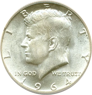 image for: 1964-D 50c ANACS MS64 (FS-105, DMR-7)