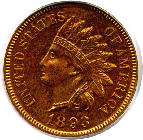 image for: 1893 1c  PCGS Proof 64 RB