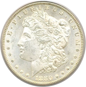 image for: Top 100 VAM: 1880/79-CC $1 Rev.'78 (VAM-4) PCGS MS64