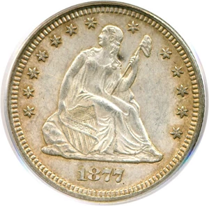 image for: 1877 25c PCGS AU58