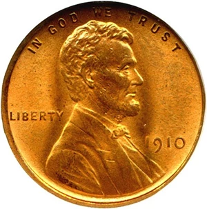 image for: 1910 1c NGC MS65 RD
