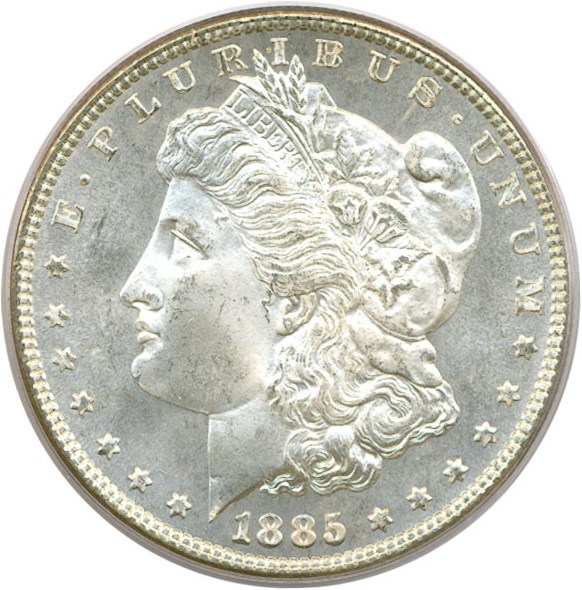 image for: 1885 $1  PCGS MS65 PL