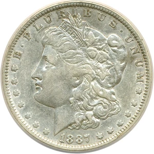 image for: Top 100 VAM: 1887-O $1 VAM 3 7/6 ANACS XF45 Details (Cleaned)