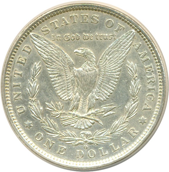 image for: Hot 50 VAM: 1881-O $1 VAM 27  Doubled Ear ANACS AU53