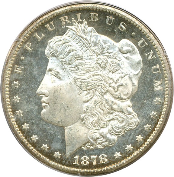 image for: 1878-CC $1  PCGS MS64 DMPL