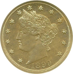 image for: 1899 5c NGC Proof 65