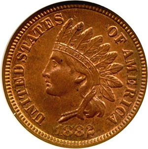 image for: 1882 1c NGC MS65 RB