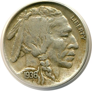 image for: 1936-S/S 5c ANACS XF45 Details (FS-501,RPM-1, Scratched)