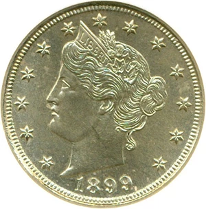 image for: 1899 5c NGC Proof 65