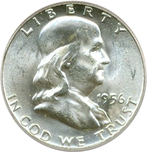 image for: 1956 50c PCGS MS65 FBL