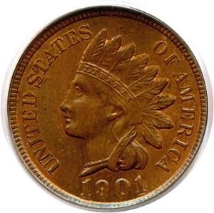image for: 1901 1c PCGS MS64 RB