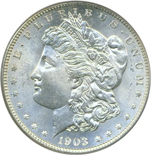 image for: 1903-S $1 PCGS MS65