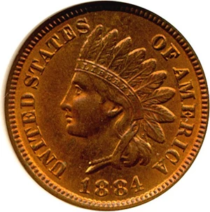 image for: 1884 1c NGC MS65 RB