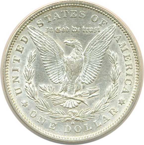 image for: Hot 50 VAM: 1880-O $1 VAM 21  Checkmark ANACS AU50 