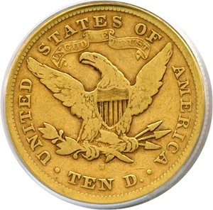 image for: 1870-S $10 PCGS VF20